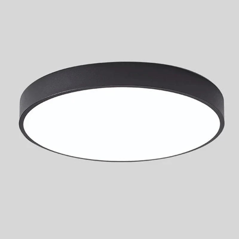 Houten Plafondlamp LED Scandinavisch Design Warmwit Licht Rond Acryl Natuurhout Plafondverlichting Woonkamer | Sansoti