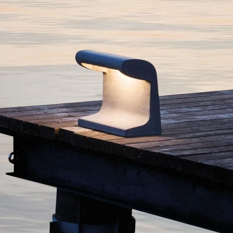 Nemo Borne Béton Grande Outdoor LED Stehlampe IP44