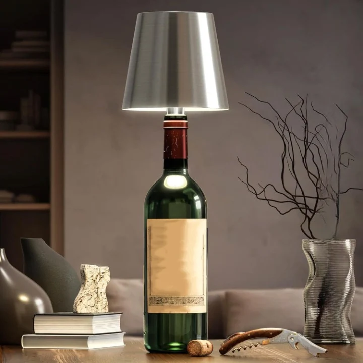 Draadloze Tafellamp met Touch Bediening Dimbaar USB Oplaadbaar Sfeerverlichting Nachtlampje voor Binnen en Buiten | Sansoti