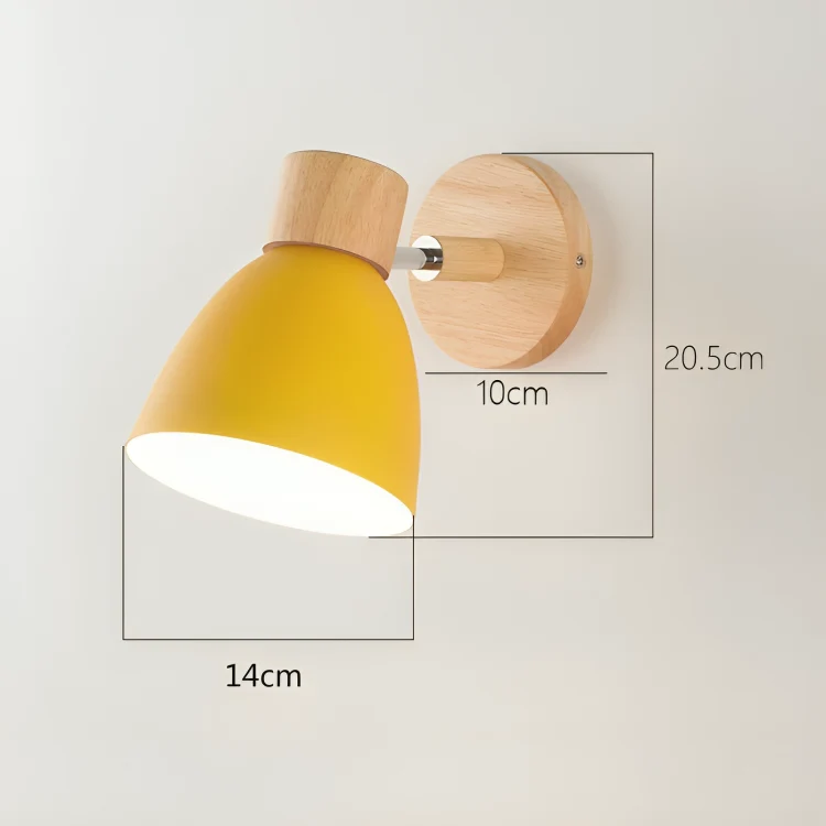 Minimalistische Wandlamp Metaal LED 8W Neutraal Wit Slaapkamer Woonkamer Scandinavische Sfeerverlichting | Sansoti