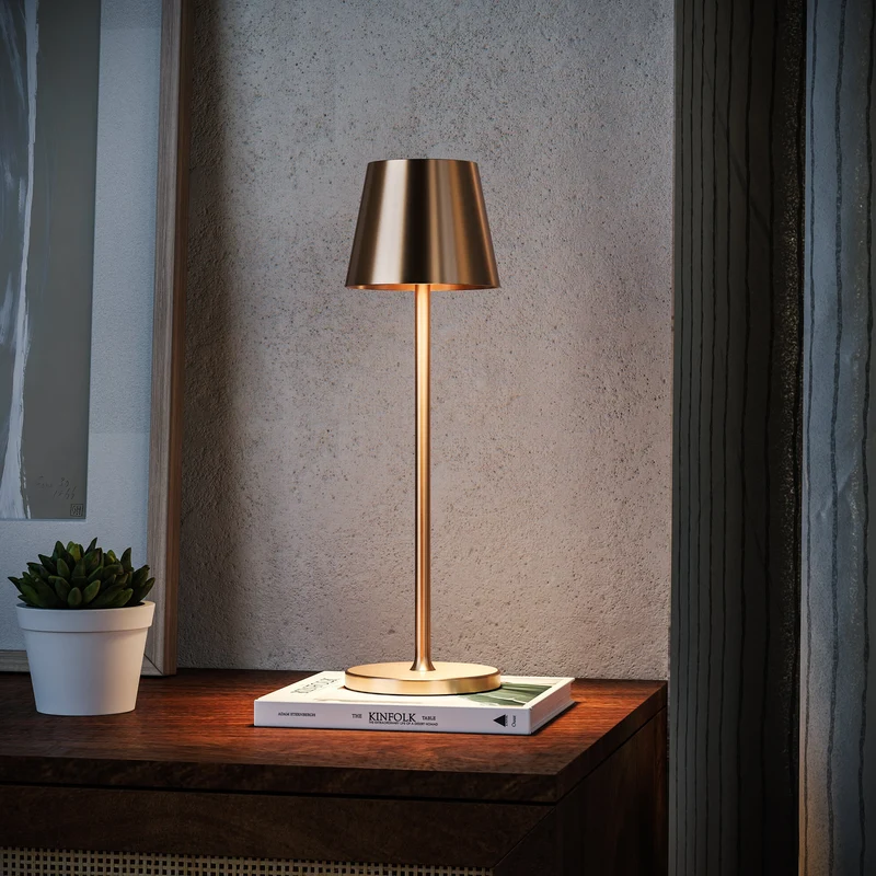 Draadloze Tafellamp Dimbaar LED Oplaadbaar Binnen Buiten Terras Woonkamer Eetkamer Slaapkamer Decoratief | Sansoti