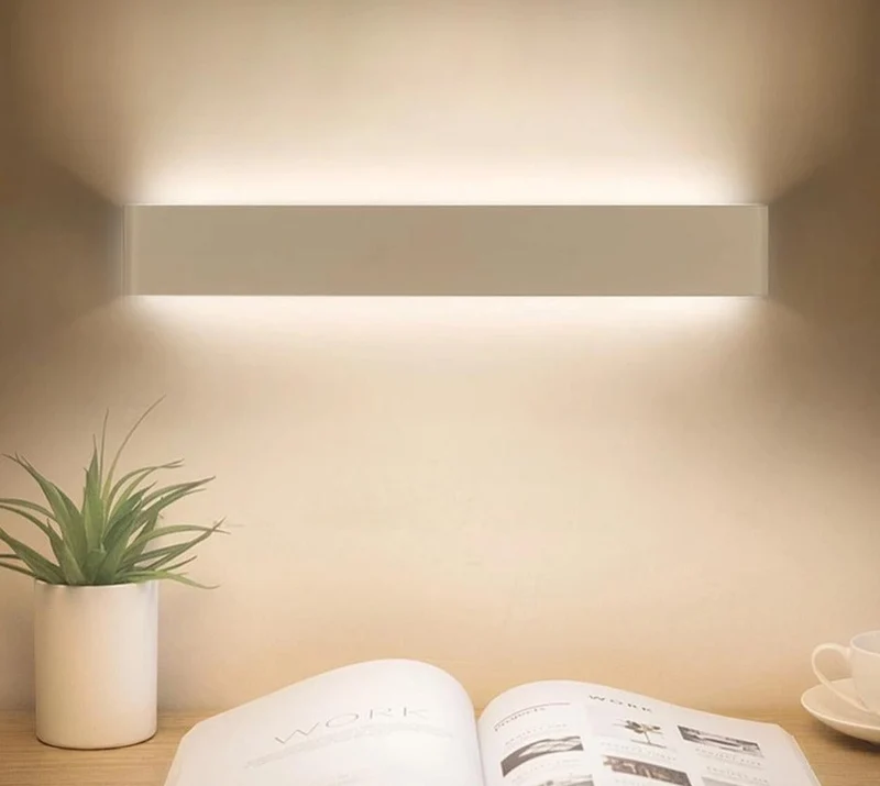 LED Wandlamp Up & Down Verlichting Aluminium Acryl Sfeerlamp voor Woonkamer Slaapkamer Gang Modern Interieur | Sansoti