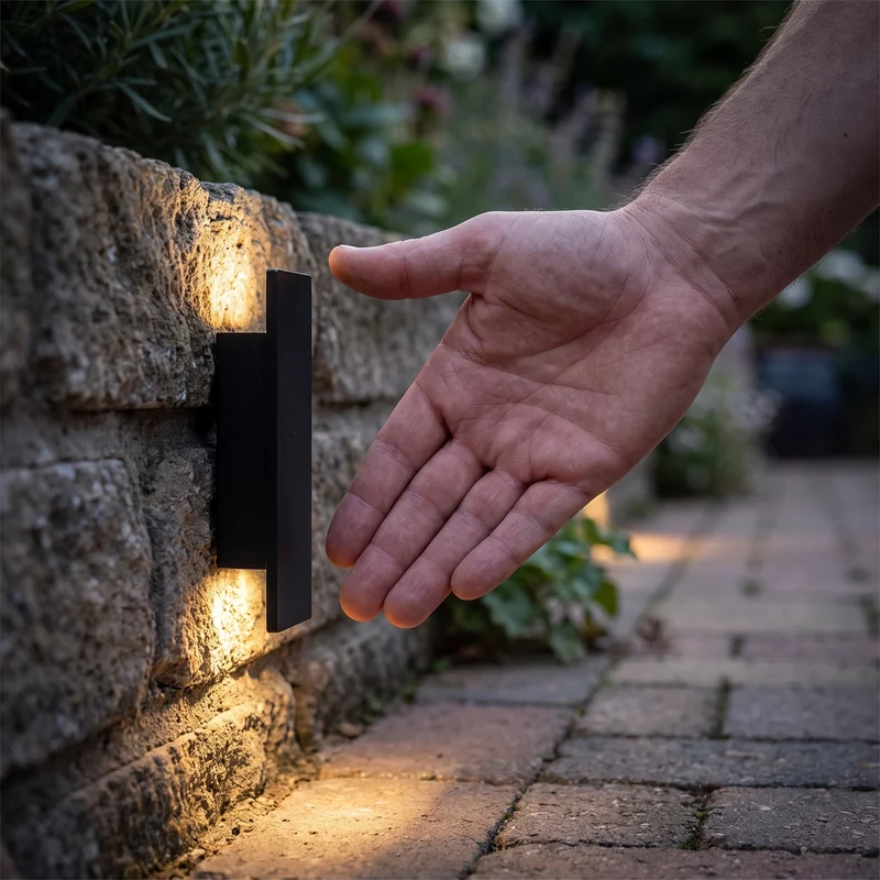 Wandlamp Buiten 2W Klein 5,4x9,7 cm LED IP65 Aluminium Wit Zwart | Sansoti