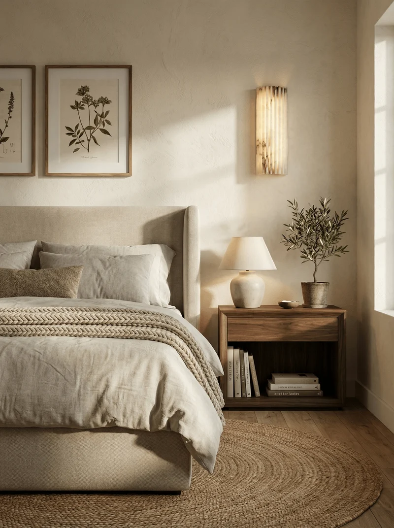 Alabaster Wandlamp Natuursteen – Geribbeld Design – Warm Licht – Scandinavische Stijl | Sansoti