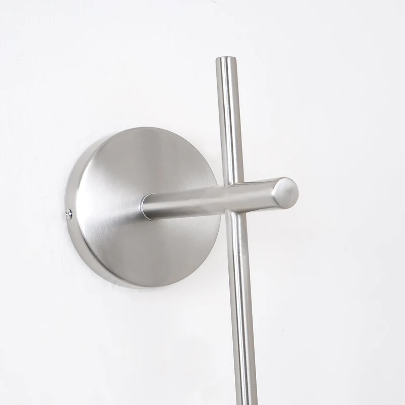 Verticale Glazen Bol Wandlamp – Moderne Wandverlichting met Gestapelde Bollen – Messing, Zwart of Nikkel – 3 Afmetingen | Sansoti