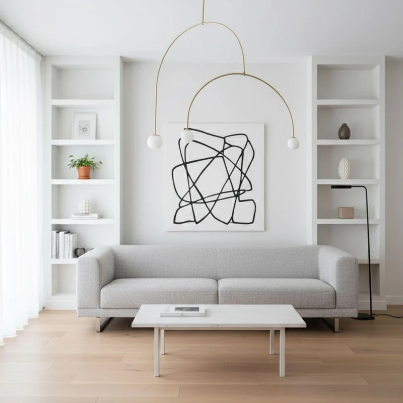 Mobiel Plafondlamp met Glazen Bollen – Modern Messing of Zwart Design – 9 Configuraties – G9 & G4 Fitting | Sansoti