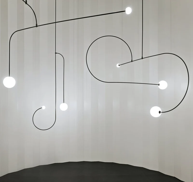 Mobiel Plafondlamp met Glazen Bollen – Modern Messing of Zwart Design – 9 Configuraties – G9 & G4 Fitting | Sansoti