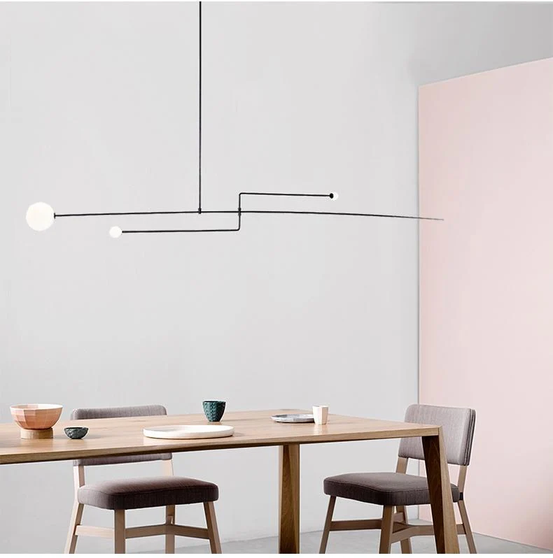 Mobiel Plafondlamp met Glazen Bollen – Modern Messing of Zwart Design – 9 Configuraties – G9 & G4 Fitting | Sansoti