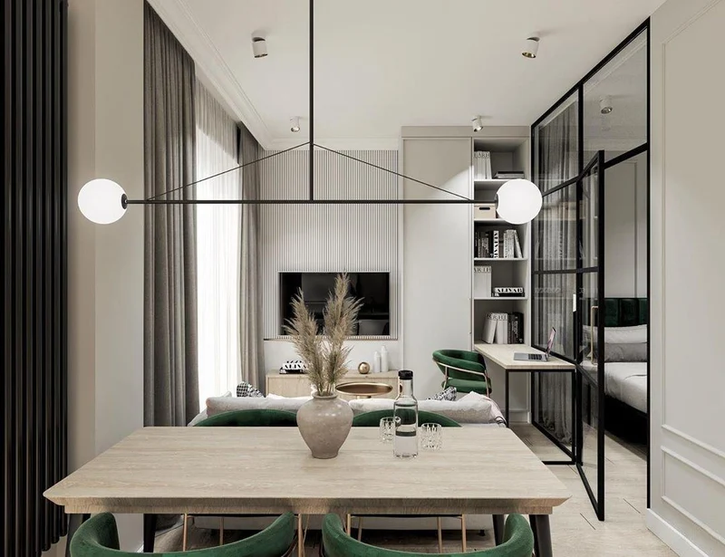 Mobiel Plafondlamp met Glazen Bollen – Modern Messing of Zwart Design – 9 Configuraties – G9 & G4 Fitting | Sansoti