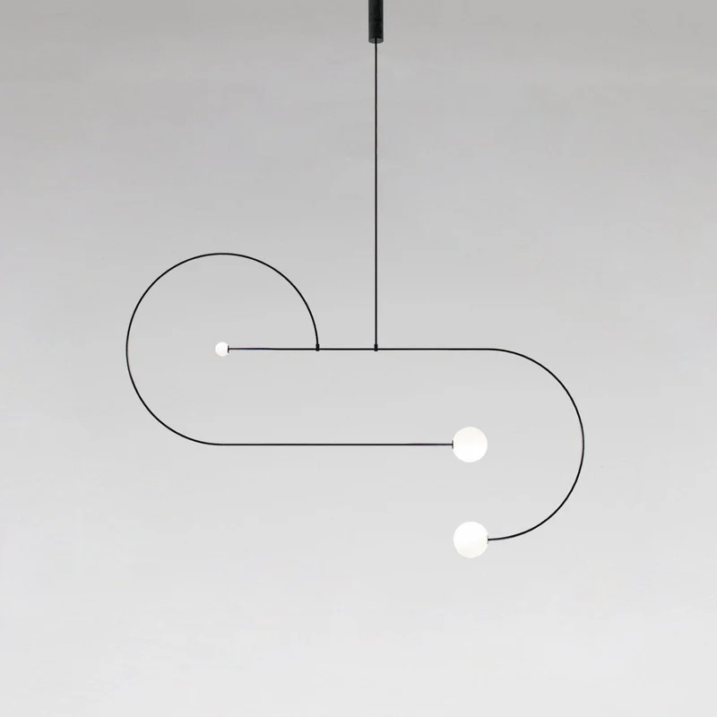 Mobiel Plafondlamp met Glazen Bollen – Modern Messing of Zwart Design – 9 Configuraties – G9 & G4 Fitting | Sansoti
