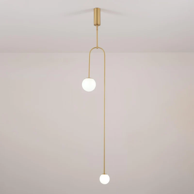Mobiel Plafondlamp met Glazen Bollen – Modern Messing of Zwart Design – 9 Configuraties – G9 & G4 Fitting | Sansoti