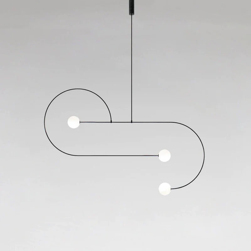 Mobiel Plafondlamp met Glazen Bollen – Modern Messing of Zwart Design – 9 Configuraties – G9 & G4 Fitting | Sansoti