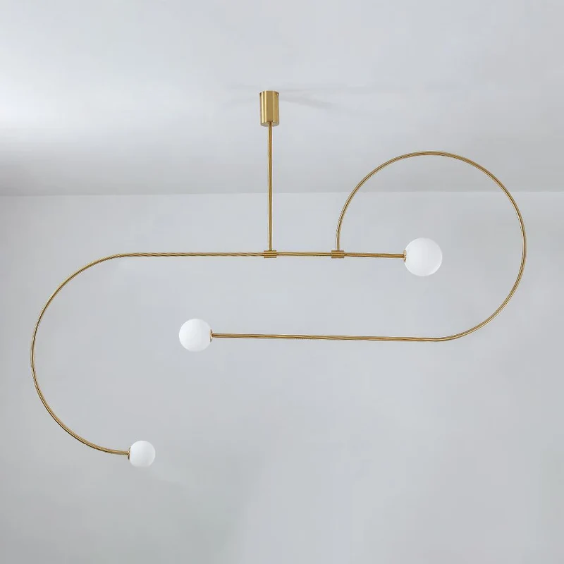 Mobiel Plafondlamp met Glazen Bollen – Modern Messing of Zwart Design – 9 Configuraties – G9 & G4 Fitting | Sansoti