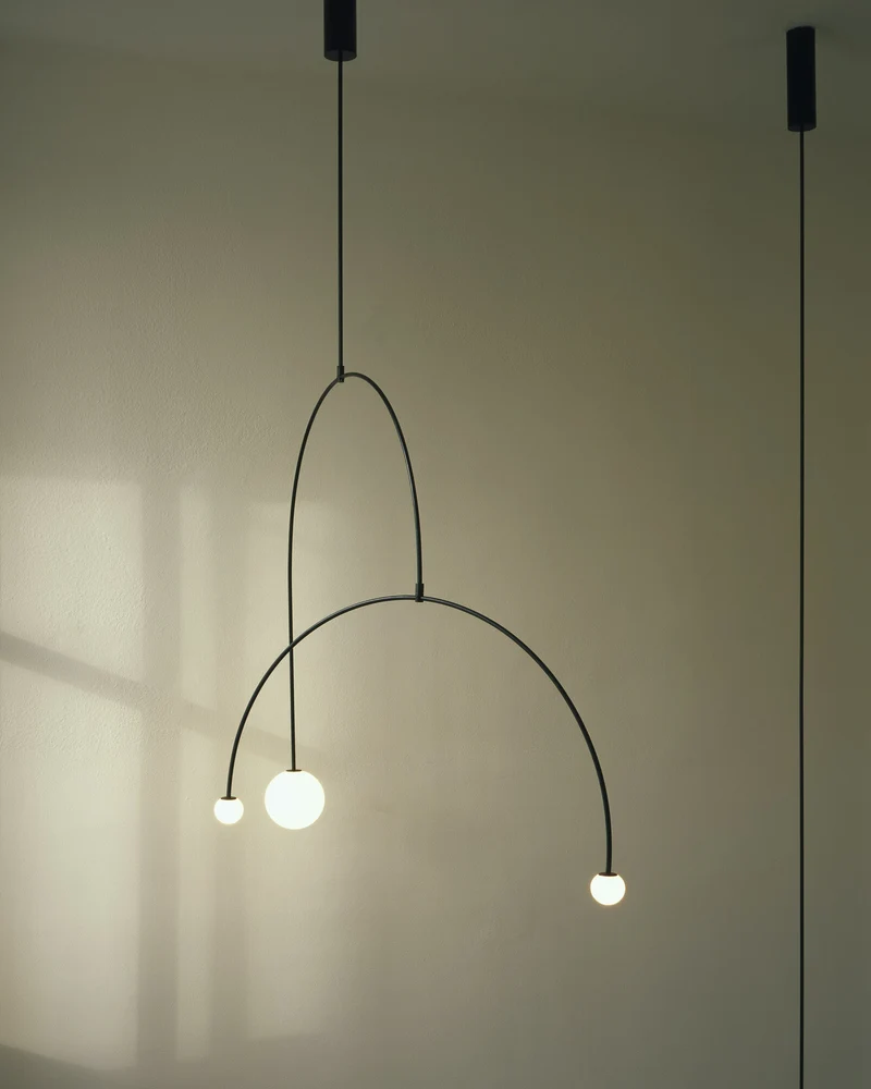 Mobiel Plafondlamp met Glazen Bollen – Modern Messing of Zwart Design – 9 Configuraties – G9 & G4 Fitting | Sansoti