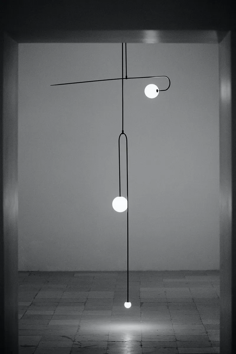 Mobiel Plafondlamp met Glazen Bollen – Modern Messing of Zwart Design – 9 Configuraties – G9 & G4 Fitting | Sansoti