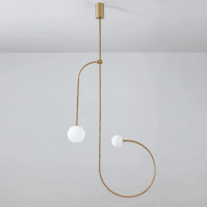 Mobiel Plafondlamp met Glazen Bollen – Modern Messing of Zwart Design – 9 Configuraties – G9 & G4 Fitting | Sansoti