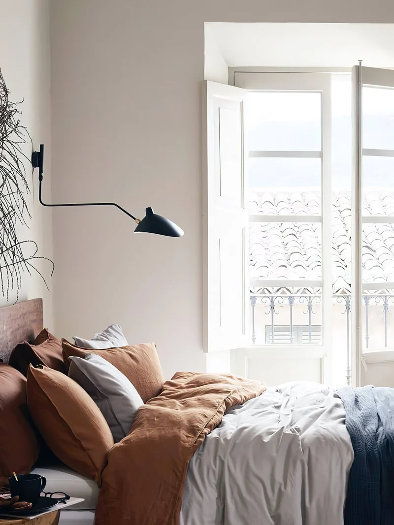 Wandlamp Verstelbaar Staal 1-Kops / 2-Kops 60-140 cm Modern Design Metaal Messing Chroom E26/E27 Fitting Instelbare Kap Richtbaar Licht Interieur | Sansoti