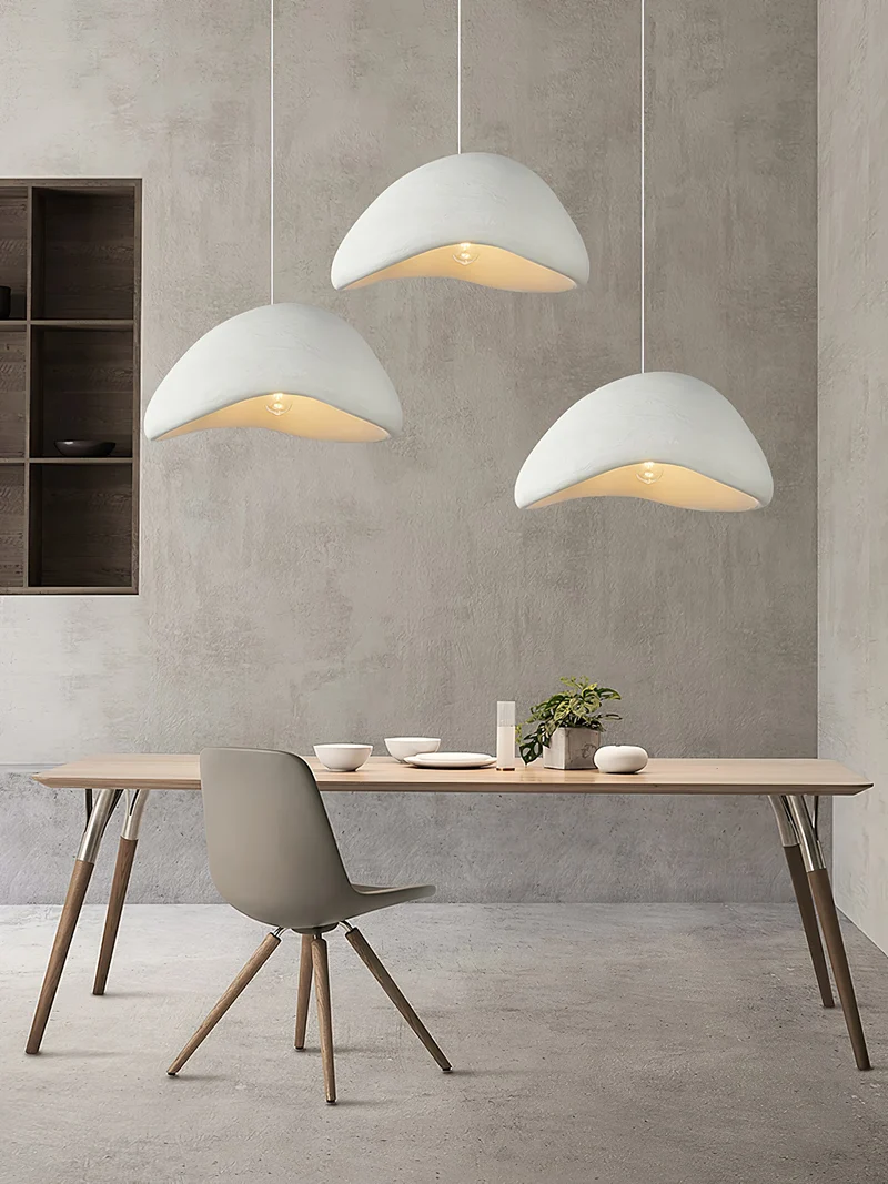 Hanglamp Koepelvorm Polystyreen Grijs Wit Zes Maten E26 E27 Fitting Verstelbare Kabel 150cm Scandinavisch Design Huiskamer Keuken Eethoek Dimbaar | Sansoti