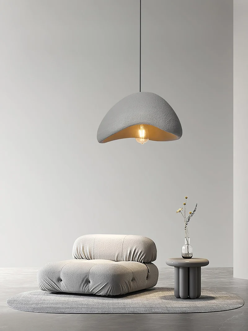 Hanglamp Koepelvorm Polystyreen Grijs Wit Zes Maten E26 E27 Fitting Verstelbare Kabel 150cm Scandinavisch Design Huiskamer Keuken Eethoek Dimbaar | Sansoti
