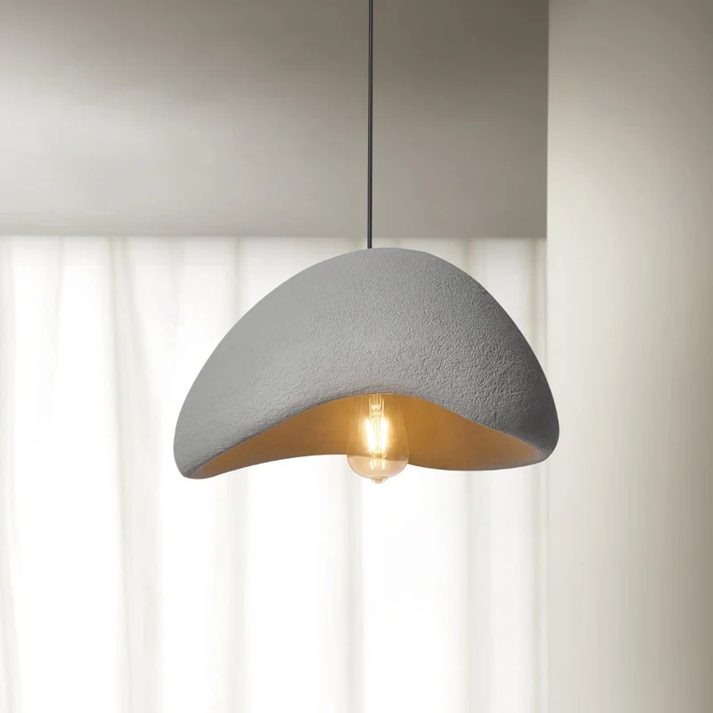 Hanglamp Koepelvorm Polystyreen Grijs Wit Zes Maten E26 E27 Fitting Verstelbare Kabel 150cm Scandinavisch Design Huiskamer Keuken Eethoek Dimbaar | Sansoti