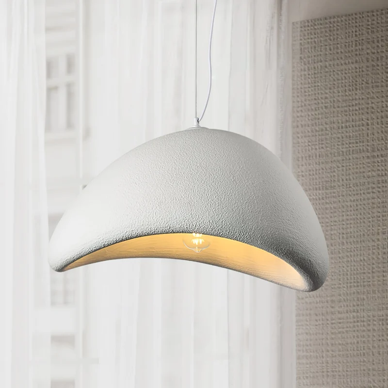 Hanglamp Koepelvorm Polystyreen Grijs Wit Zes Maten E26 E27 Fitting Verstelbare Kabel 150cm Scandinavisch Design Huiskamer Keuken Eethoek Dimbaar | Sansoti
