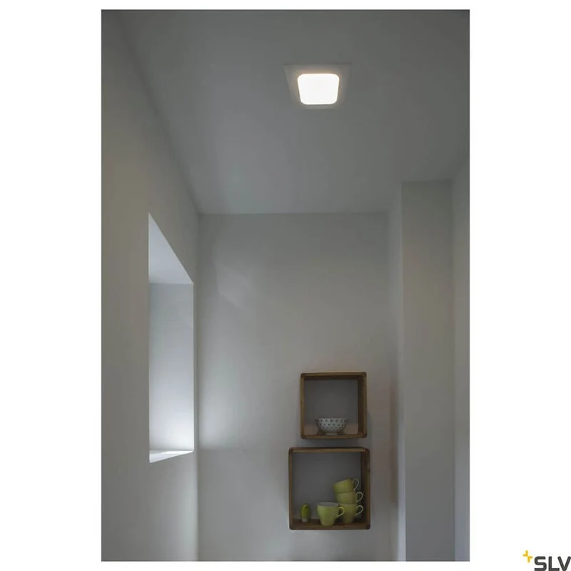 Senser 18 Einbau-Deckenlampe 3000K Eckig Weiß