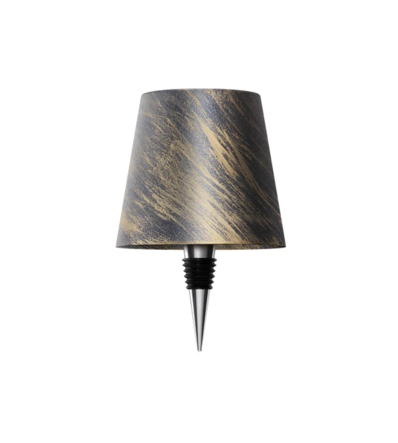 Flesverlichting LED Oplaadbaar Aluminium Warmwit Sfeerlamp USB-C Design Interieur Decoratief Tafellamp | Sansoti