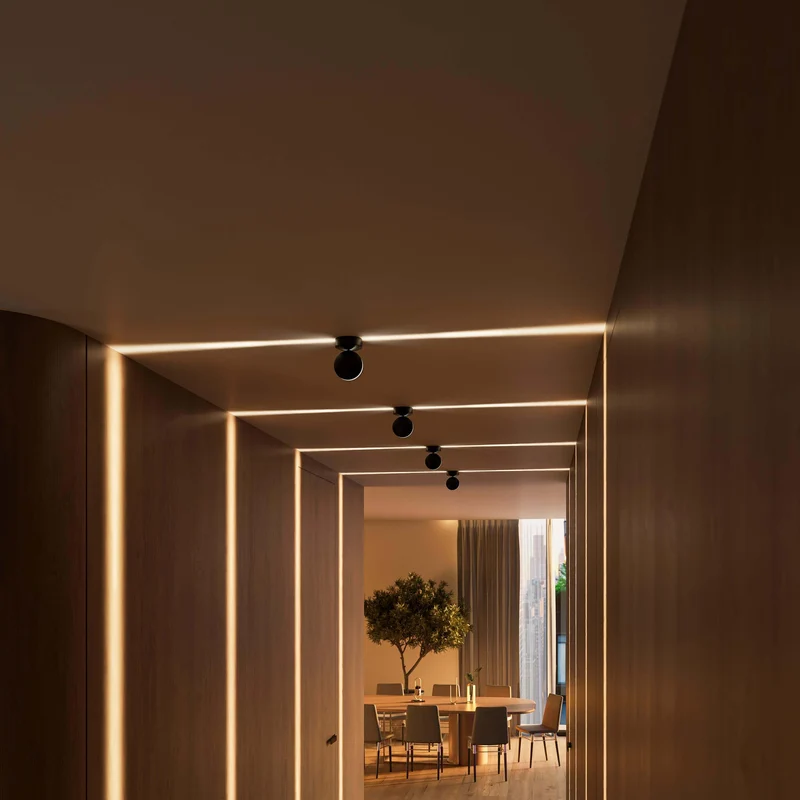 LED Wandlamp 360° Draaibaar Vierkant Lichteffect Warmwit Mat Aluminium Modern Design Wandverlichting | Sansoti