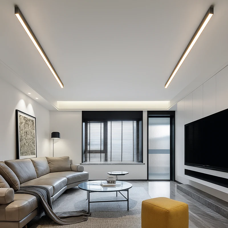 LED Plafondlamp Scandinavisch Design Warmwit Aluminium Dimbaar voor Woonkamer Slaapkamer Modern Stijlvol | Sansoti
