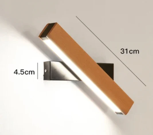 Draaibare Aluminium Wandlamp LED 21-31cm Zwart Wit Minimalistisch Design voor Woonkamer Slaapkamer Hal | Sansoti