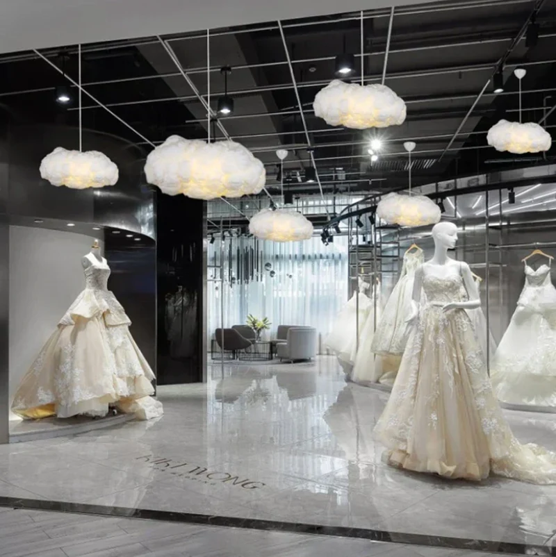 Wolkvormige Hanglamp Wit Kunststof E27 Verstelbaar 150cm Modern Interieur Woonkamer Eetkamer Slaapkamer | Sansoti