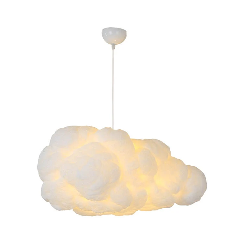 Wolkvormige Hanglamp Wit Kunststof E27 Verstelbaar 150cm Modern Interieur Woonkamer Eetkamer Slaapkamer | Sansoti