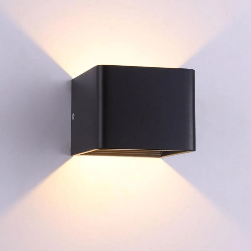 Vierkante LED Wandlamp Aluminium 5-15W Warm Koel Wit Minimalistisch Modern Design Woonkamer Slaapkamer | Sansoti