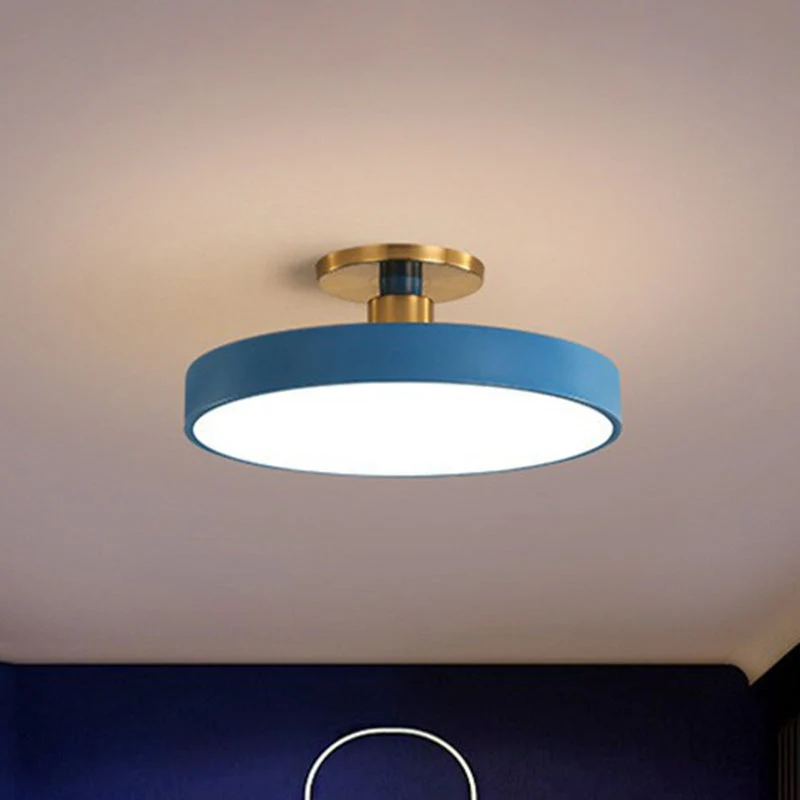 Moderne LED Plafondlamp Kinderkamer Acryl Rond 30-49cm Nordic Design Slaapkamer Kinderlamp Sfeerverlichting | Sansoti