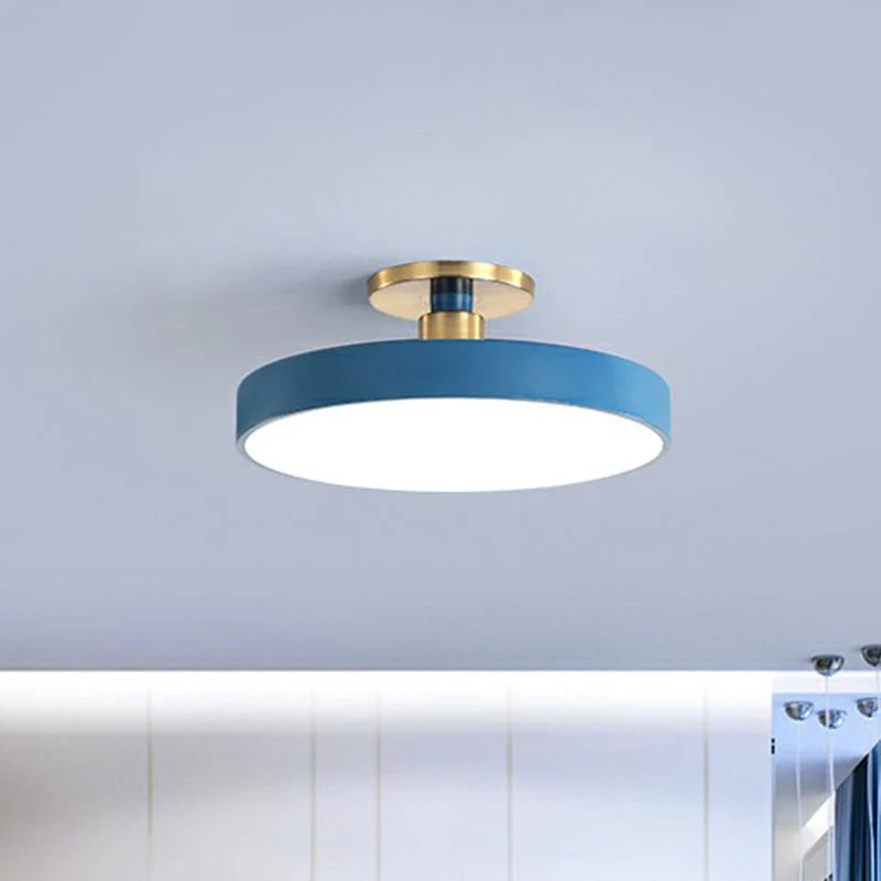 Moderne LED Plafondlamp Kinderkamer Acryl Rond 30-49cm Nordic Design Slaapkamer Kinderlamp Sfeerverlichting | Sansoti