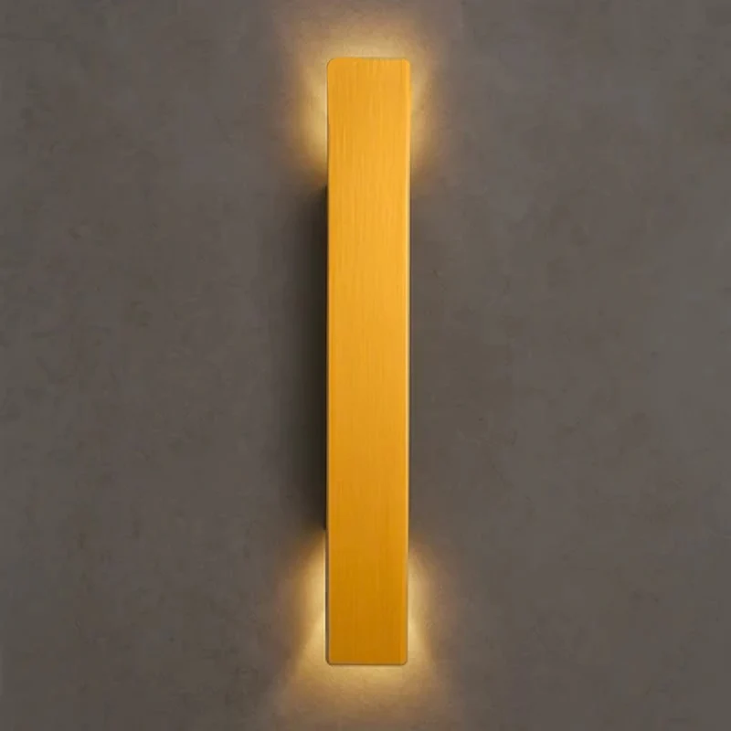 Gevelverlichting LED Buiten Wandlamp Goud Aluminium Waterdicht 20-60 cm Up Down Modern | Sansoti