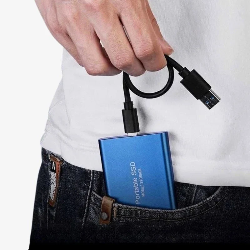 Externe SSD USB-C 1050 MB/s 4TB 8TB 16TB Aluminium Behuizing 50 Gram Laptop | Sansoti