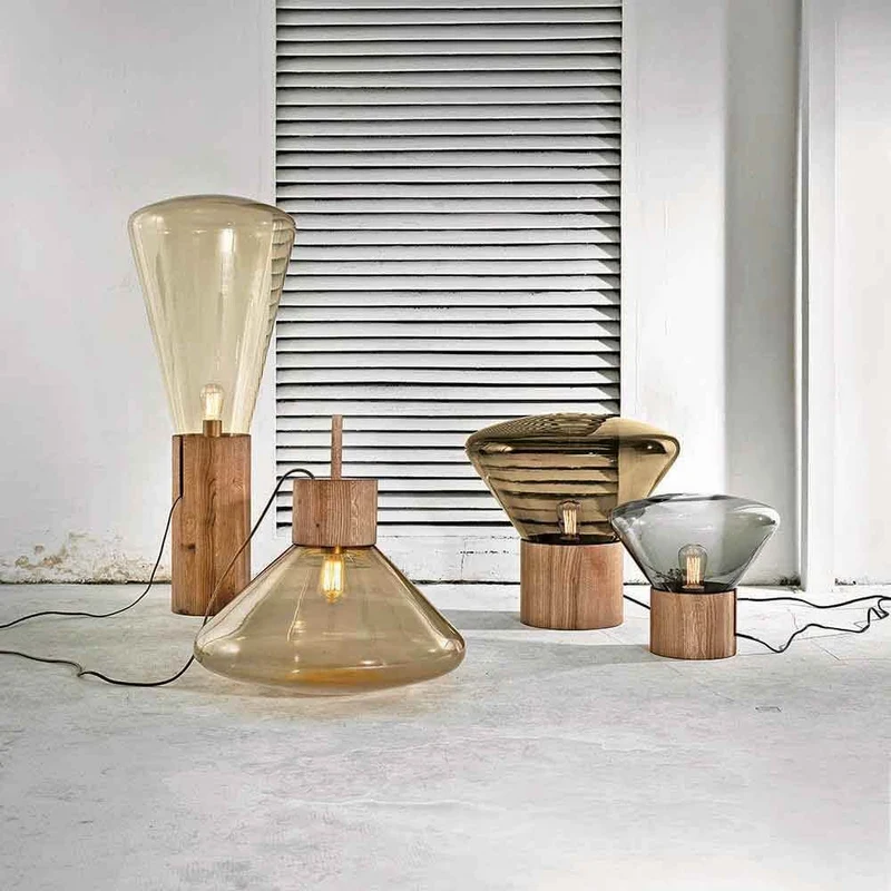 Brokis Tischlampe Muffins Mini Wood 06