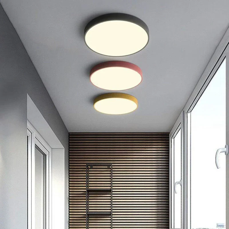 Ronde Plafondlamp Multicolor LED Ultradun 23-60cm Dimbaar Afstandsbediening Woonkamer Slaapkamer Studeerkamer | Sansoti