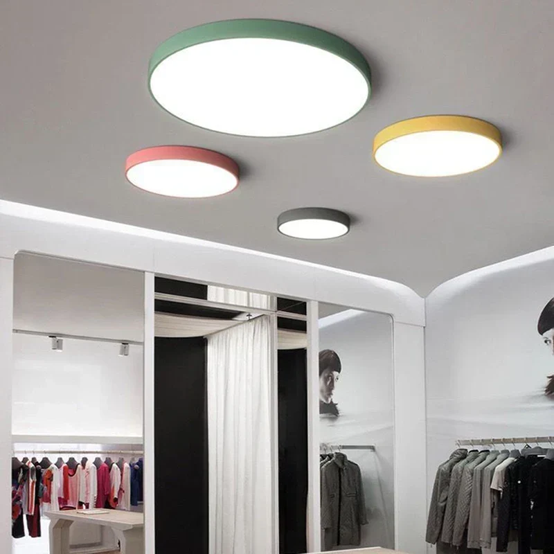 Ronde Plafondlamp Multicolor LED Ultradun 23-60cm Dimbaar Afstandsbediening Woonkamer Slaapkamer Studeerkamer | Sansoti