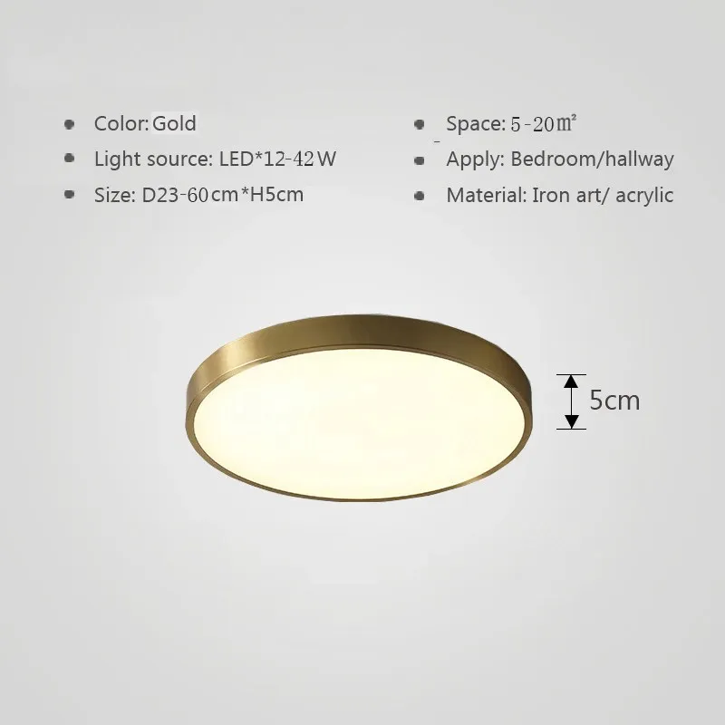 Ronde Plafondlamp Multicolor LED Ultradun 23-60cm Dimbaar Afstandsbediening Woonkamer Slaapkamer Studeerkamer | Sansoti