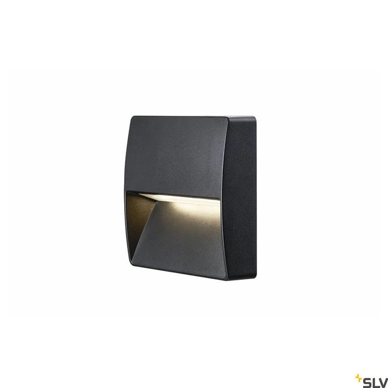 Downunder Out Square Wandeinbaulampe LED Anthrazit 3000K