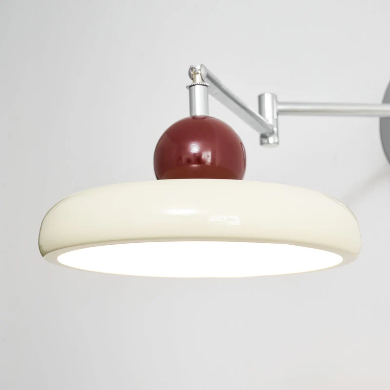Ronde Plug-in Wandlamp – Scandinavisch Design met Geïntegreerde LED en 3 Kleurtemperaturen | Sansoti