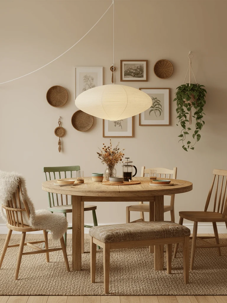 Handgemaakte Washi Papieren Hanglamp – Japans Design met E26/E27 Fitting – Zachte Verlichting voor Woonkamer, Slaapkamer & Eetkamer – Met Montagehaakjes | Sansoti