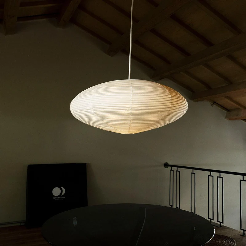 Handgemaakte Washi Papieren Hanglamp – Japans Design met E26/E27 Fitting – Zachte Verlichting voor Woonkamer, Slaapkamer & Eetkamer – Met Montagehaakjes | Sansoti