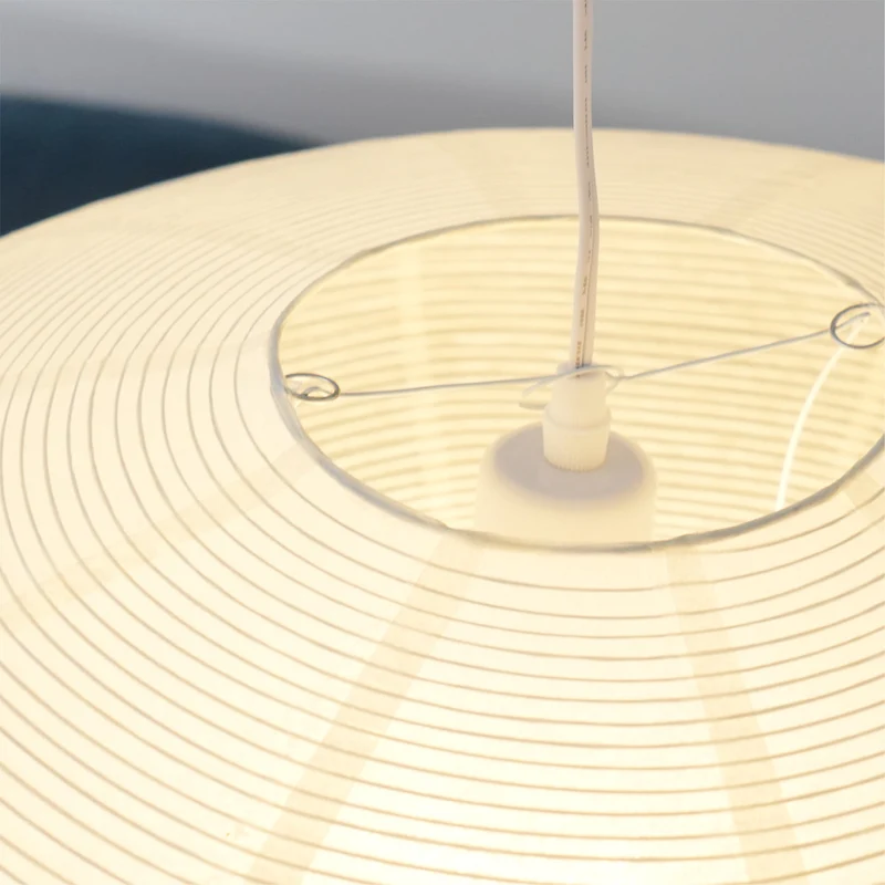 Handgemaakte Washi Papieren Hanglamp – Japans Design met E26/E27 Fitting – Zachte Verlichting voor Woonkamer, Slaapkamer & Eetkamer – Met Montagehaakjes | Sansoti