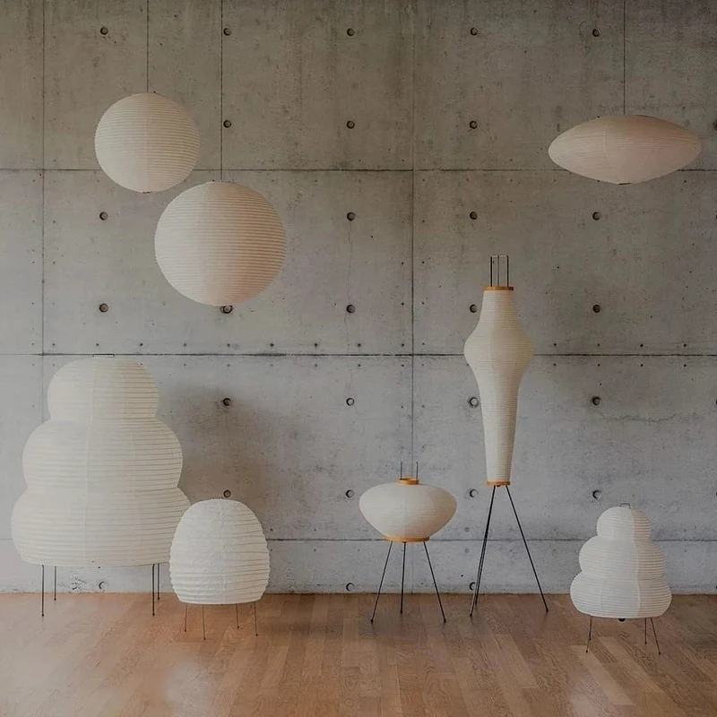 Handgemaakte Washi Papieren Hanglamp – Japans Design met E26/E27 Fitting – Zachte Verlichting voor Woonkamer, Slaapkamer & Eetkamer – Met Montagehaakjes | Sansoti