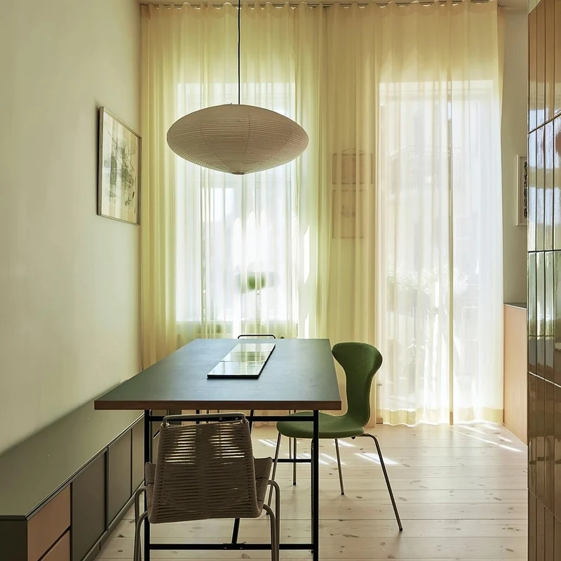 Handgemaakte Washi Papieren Hanglamp – Japans Design met E26/E27 Fitting – Zachte Verlichting voor Woonkamer, Slaapkamer & Eetkamer – Met Montagehaakjes | Sansoti