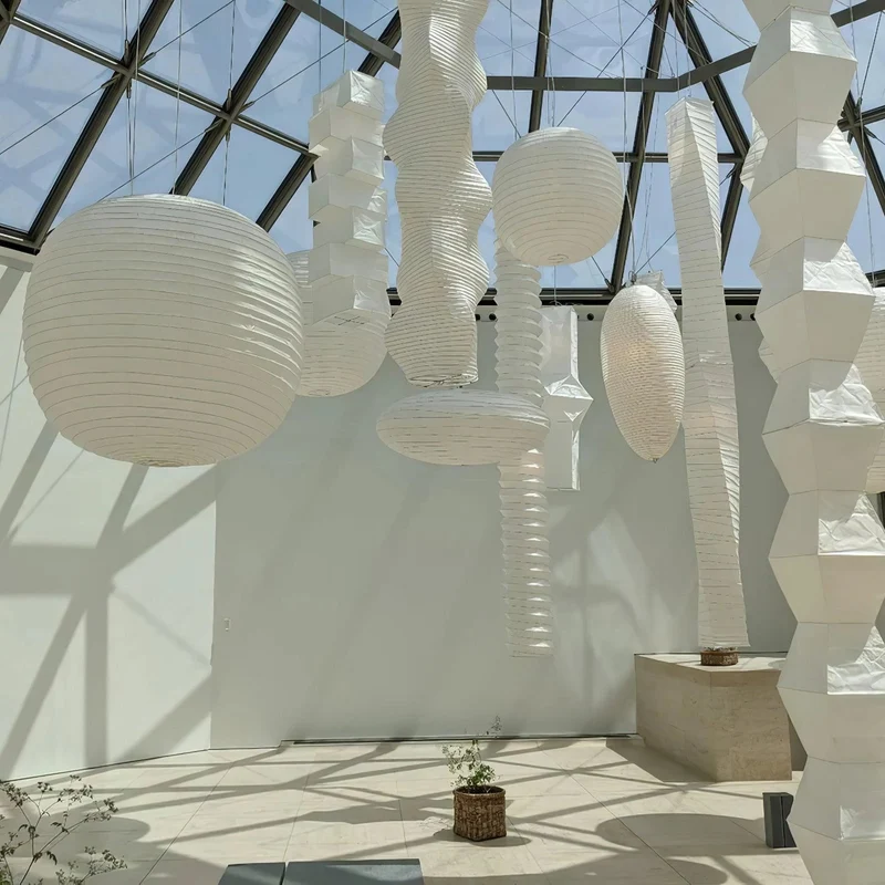 Handgemaakte Washi Papieren Hanglamp – Japans Design met E26/E27 Fitting – Zachte Verlichting voor Woonkamer, Slaapkamer & Eetkamer – Met Montagehaakjes | Sansoti