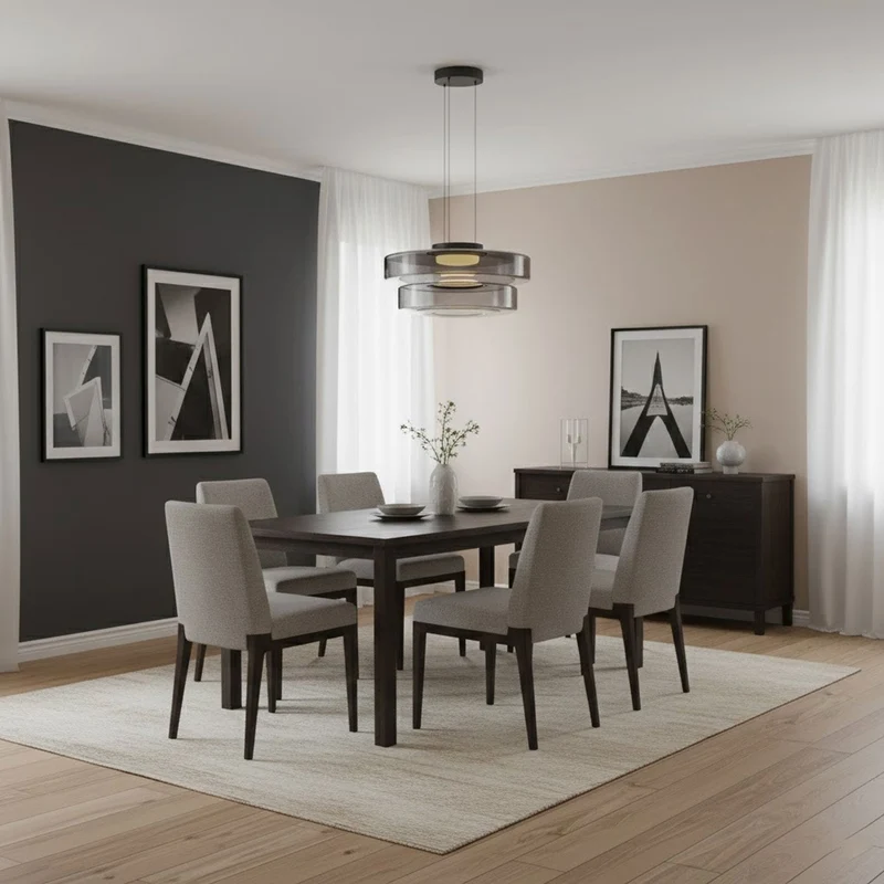 Gelaagde Glazen Hanglamp met Meerdere Schijven 1-2-3 Lagen Dimbare Plafondlamp voor Eetkamer Woonkamer Keuken Scandinavisch Design | Sansoti